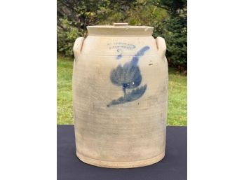 S.S. PERRY & CO STONEWARE CROCK