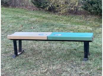 VINTAGE AMF BOWLING ALLEY BENCH