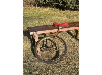 VINTAGE RED UNICYCLE