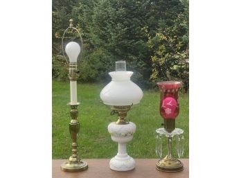 (3) TABLE LAMPS