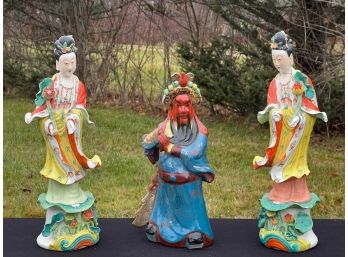 (3) CHINESE PORCELAIN FIGURES