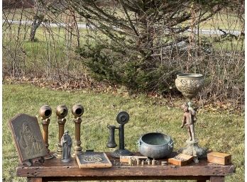 MOSTLY VICTORIAN METAL LOT