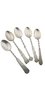 Vintage Group Of 5 Assorted Sterling Decorative Spoons 6/5