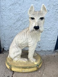 Vintage Dog Statue