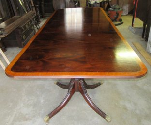 Fabulous Satinwood Inlaid Dining Table