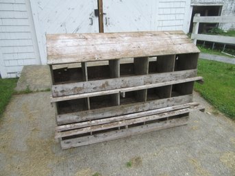 Wooden  Poultry  Nesting Box