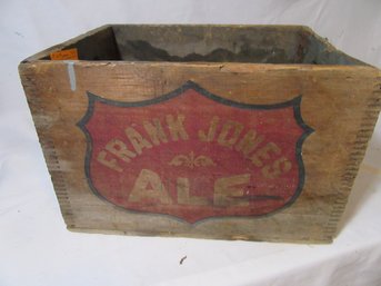 Wooden Frank Jones Ale Box