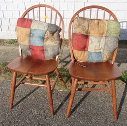 Pair Of Contemporary Windsor Chairs