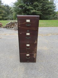 Remington Rand  Wooden File  Cabinet
