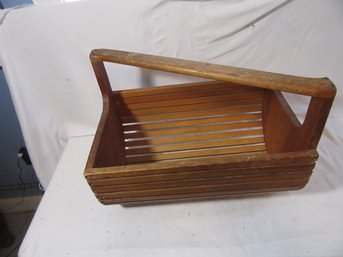 Wooden Harvesting Basket