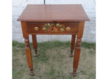 Antique Ny  State  1 Drawer Stand