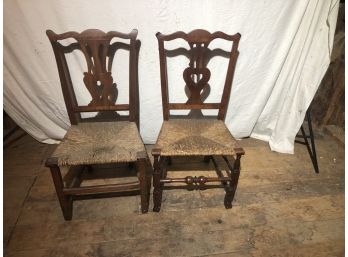 Early American Chippendale Chairs