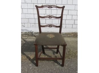 Antique Ribbon Back  Chippendale Chair