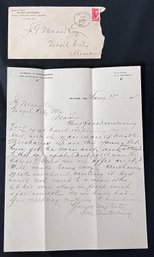 123. Handwritten 1895 Letter