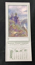 137. 1912 Calendar Barcley Corset Co