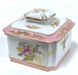 14. French Hand Painted Dresser Box