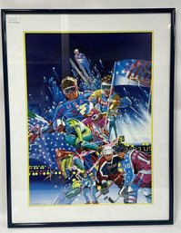 28. Hiro Yamagata Framed Olympic Poster