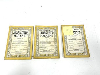 80. National Geographic Magazines 1927, 1929. 1933