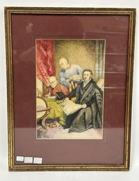36. T. Pinder 19thC. English Watercolor Signed