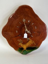 69. Charlotte Mowrer Live Edge Wooden Clock