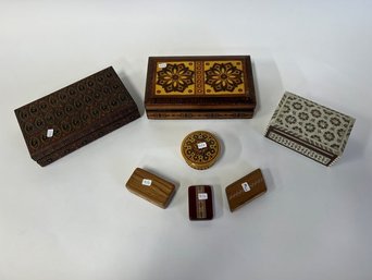 79. Antique Collectible Boxes (7)