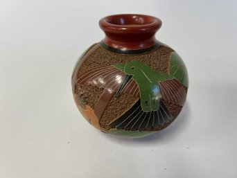 80. Roger Calero Nicaraguan Pottery Vase