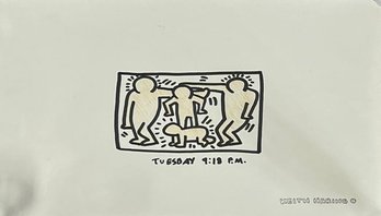 81. Keith Haring Drawing Tuesday 9:18 PM
