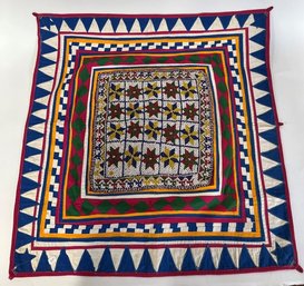 84. Indian Hand Woven And Beaded Tapestry