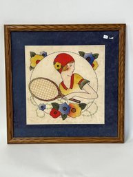 7. Tennis Themed Needlework