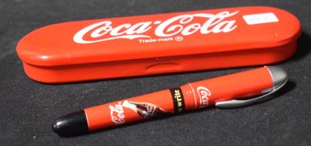 166. Coca-Cola Metal Pen Box