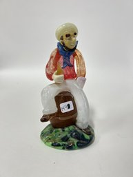 2. Czech Glass Figure. Sailor With A Beer