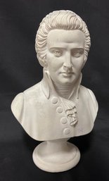 202. Ceramic Bust Of Mozart