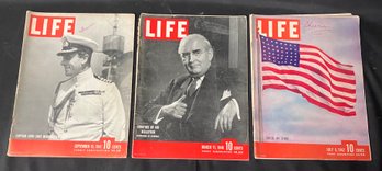 207. WW2 Era Life Magazines