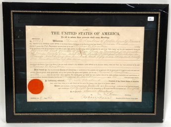 27. 1888 Grover Cleveland Land Grant