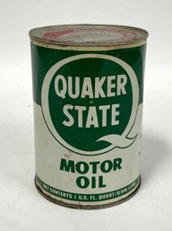 46. Vintage Quaker State Motor Oil Can