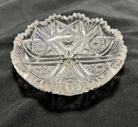 51. Ornate Pattern Glass Bowl, Candy Or Nut Dish