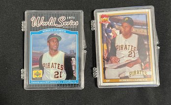 62. Roberto Clemente 1971 World Series And Topps 65 Years Of Baseball Trading Cards (2)