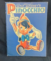 146. Walt Disney Whitman 1939 Pinocchio Book With Pictures To Color