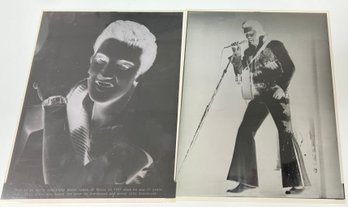 248. Rare 1957 Publicity Negative Of Elvis Presley And On Stage (2)