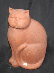 98. Amusing Charming Cat Clay Figure
