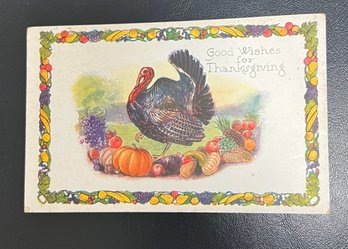 98. Vintage Antique Thanksgiving Postcard
