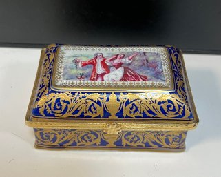 12. Antique Limoges Porcelain Box