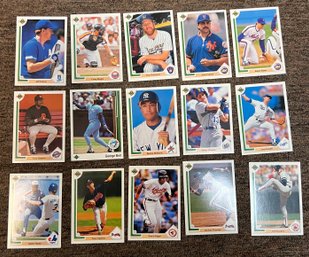 3. 1990 Upper Deck Baseball Card Lot (15)