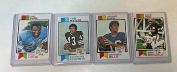 94. 1973 Topps Football Trading Cards (4)