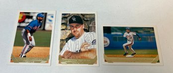 105. 1993 Topps Gold Baseball Trading Cards (3)