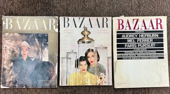 124. Antique Harper's Bazaar Magazine Lot (3)