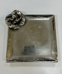 129. Vintage Silver Serving Tray