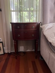 6. Vintage Mahogany Two Drawer Stand
