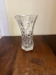 68. Antique Crystal Flower Vase