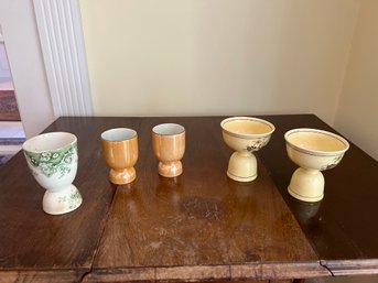 74. Antique Egg Cups (5)